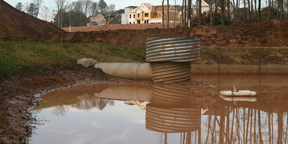Drainage Pond